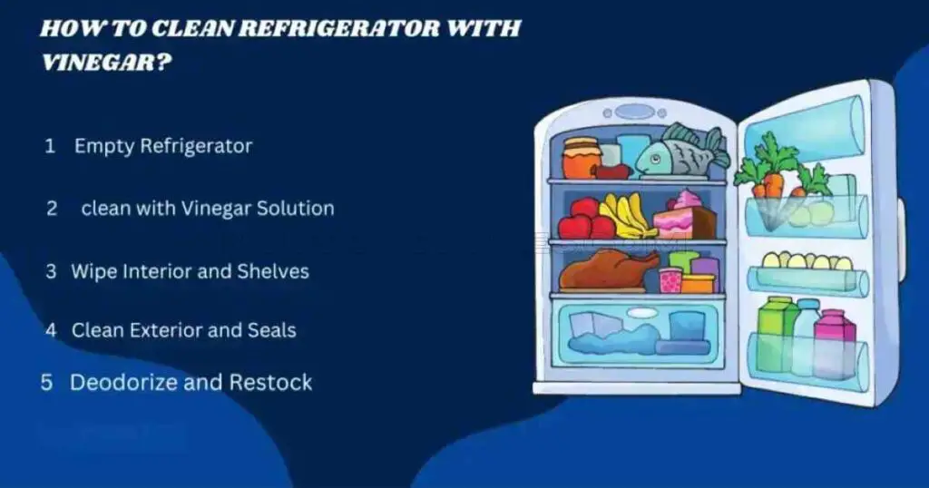 How to Clean Refrigerator with Vinegar complete method