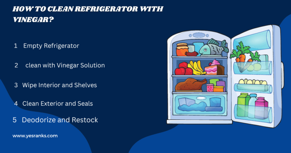 How to Clean Refrigerator with Vinegar