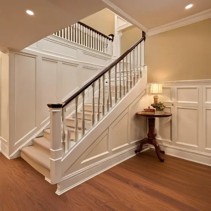 wainscoting stairs