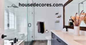 Warm Organic Modern Bathroom