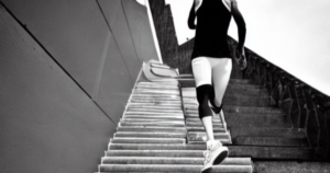 White Stairs with Black Runner Ideas