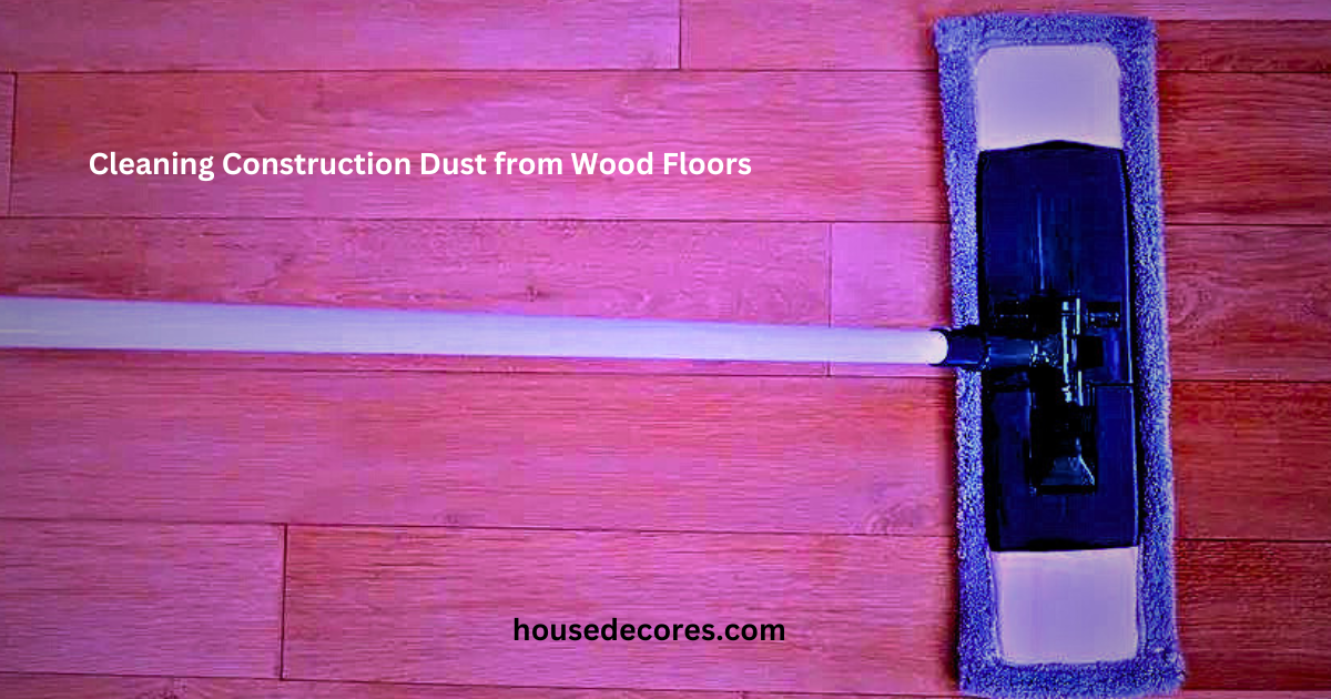 Cleaning Construction Dust from Wood Floors