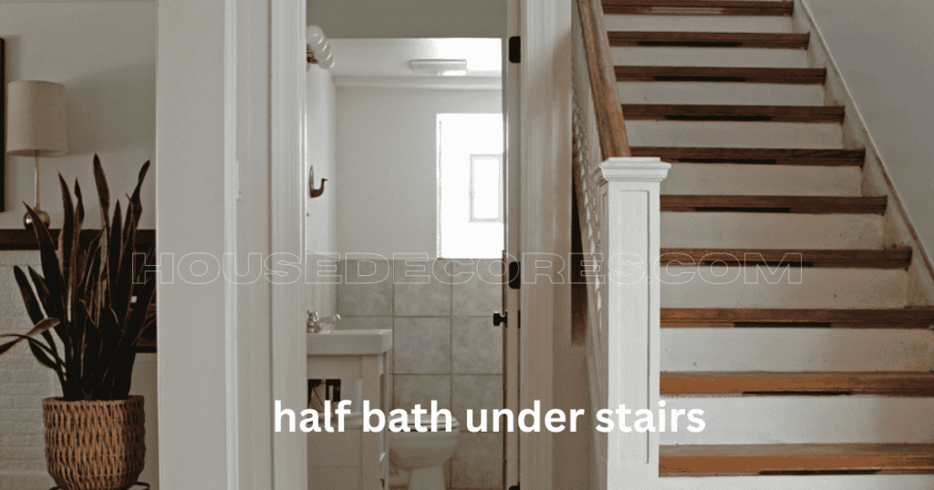 The Half Bath Under Stairs