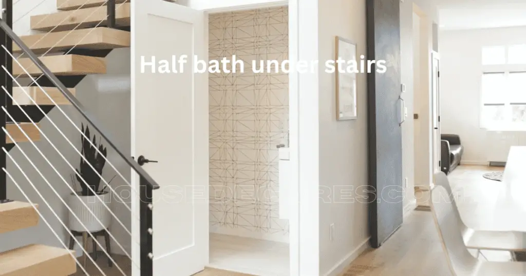 The Half Bath Under Stairs