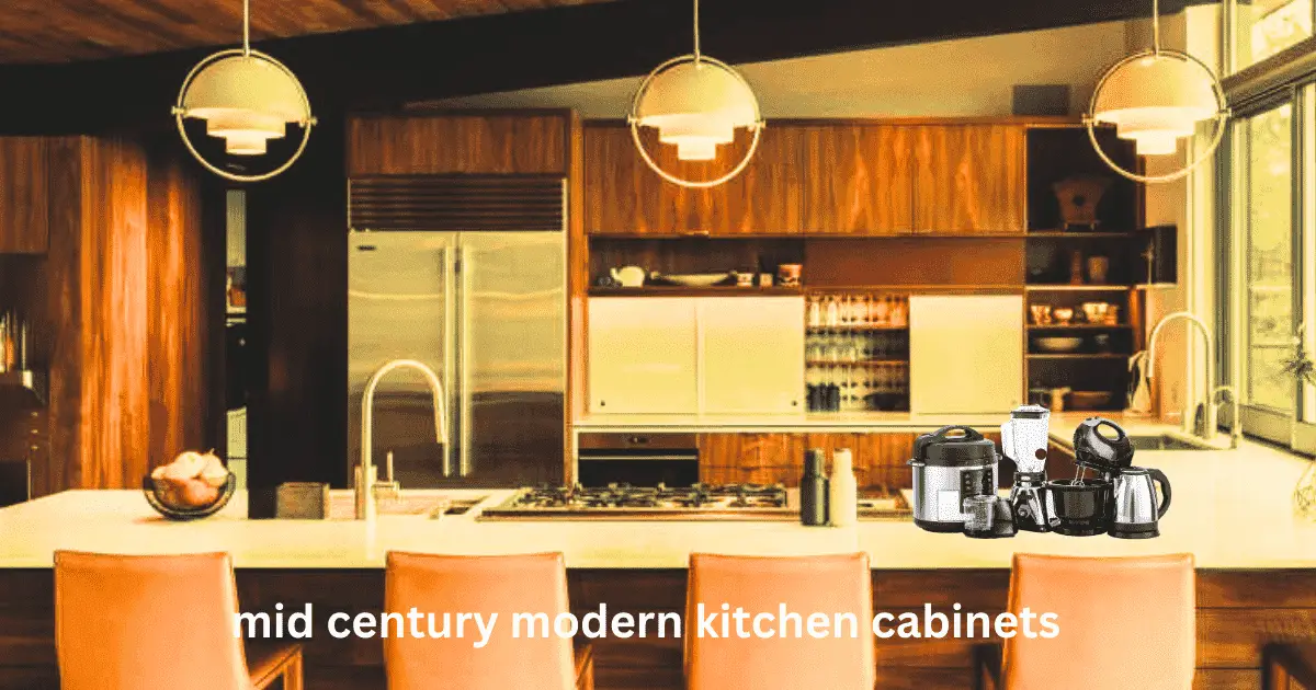 mid century modern kitchen cabinets 