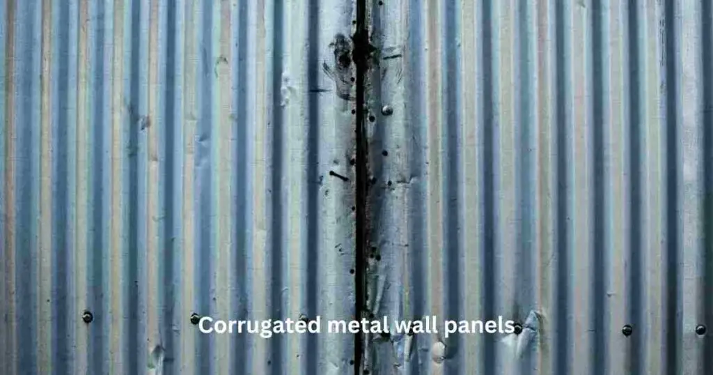 corrugated metal wall panels