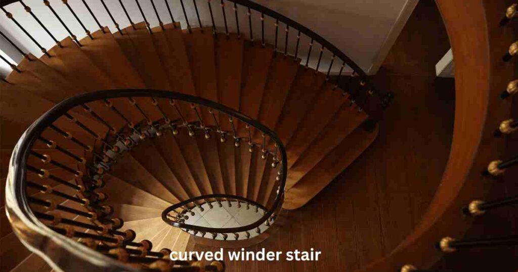 Curved winder stair 