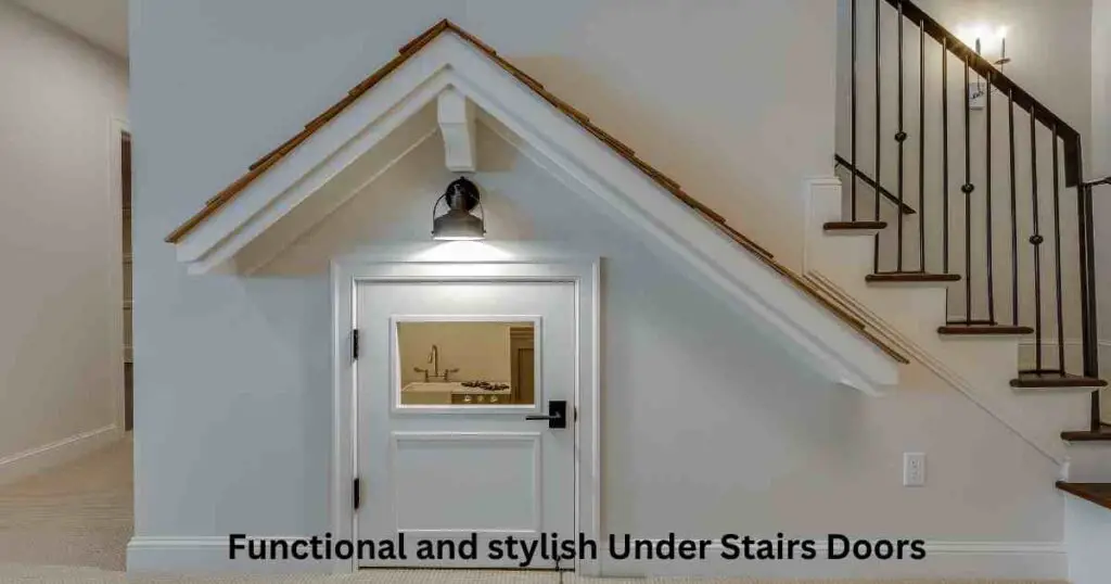 Functional and stylish under stairs doors