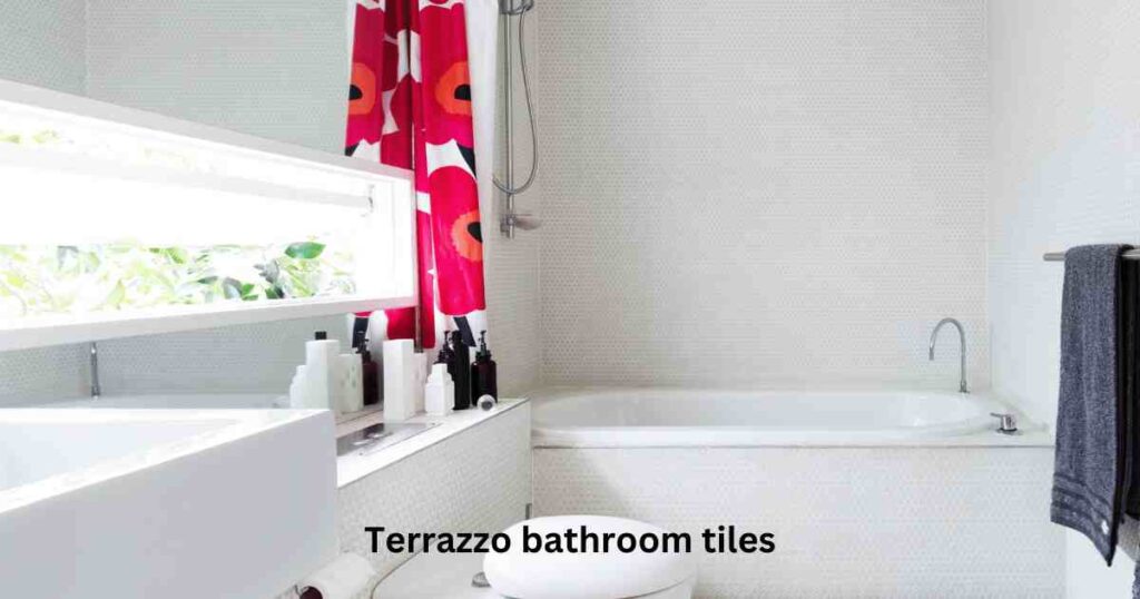 Terrazzo bathroom tiles