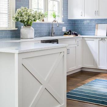 Ombre Blue Cabinets Fading to White