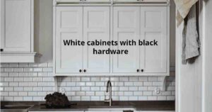 20 Ideas for white cabinets with black hardware