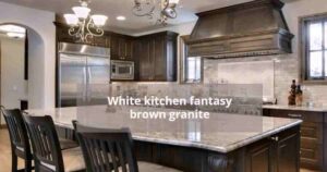 8 Best white kitchen fantasy brown granite ideas