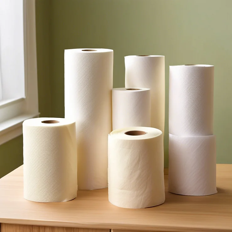 Different styles of toilet paper height