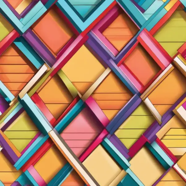 Geometric patterns of vinyl siding