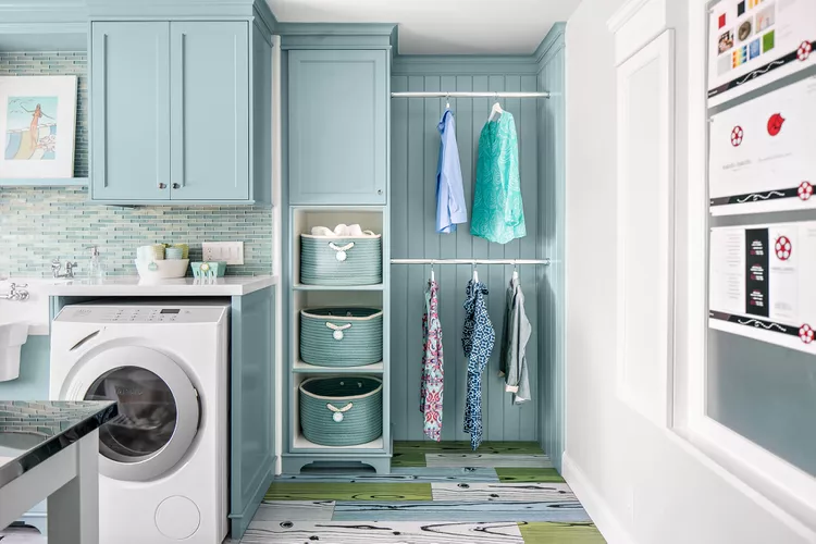 Materials selections for the laundry room