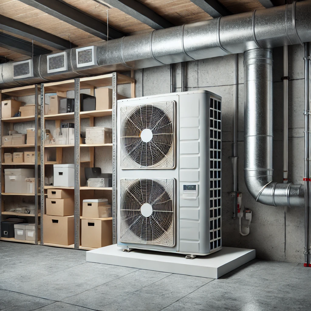 How to use an AC unit in basement