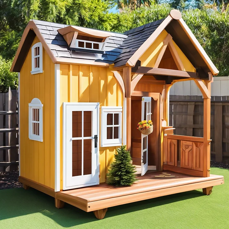 Luxury playhouse with heat and air conditioning