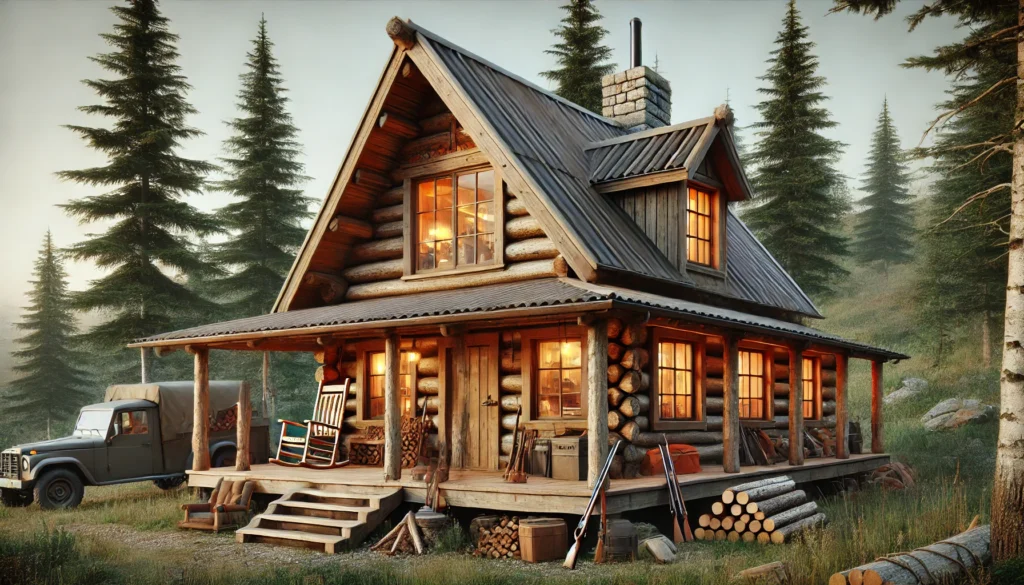 Rustic and Cozy Hunting Cabin Design