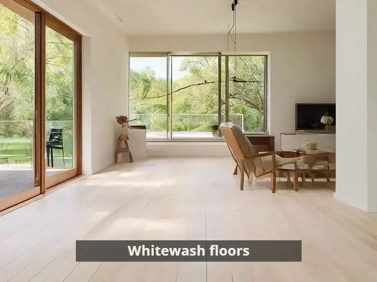 Whitewash floors