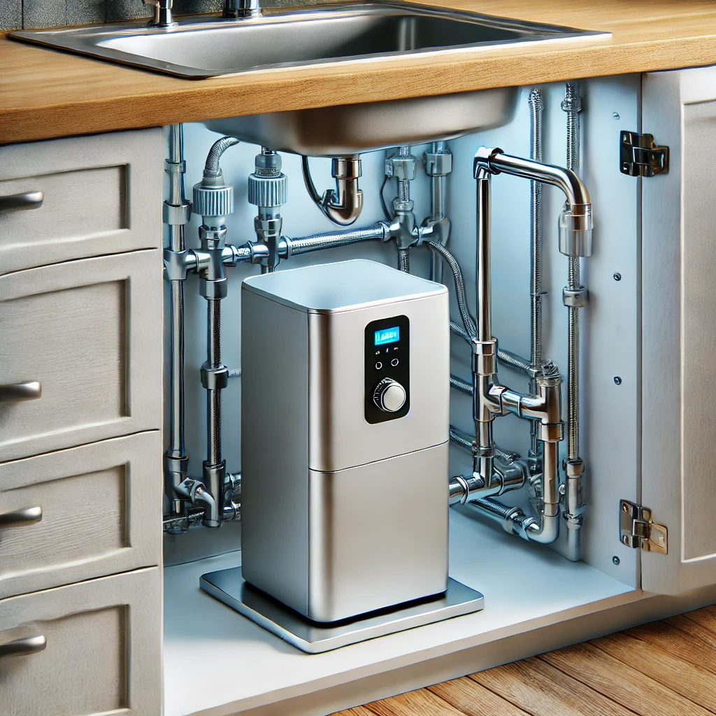 Under the sink hydrogen water machine with water dispenser manual