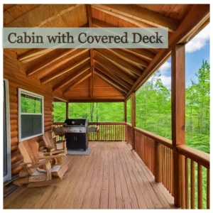 Small Cabin With Covered Deck Ideas: Perfect for Scenic Getaways