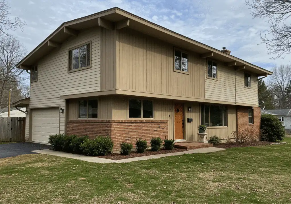 Vertical and horizontal siding combinations