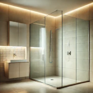 Why Choose a 90 degree glass shower enclosure with half wall?