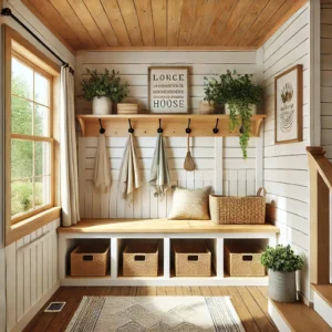 Farmhouse Mudroom Organization Tips That Actually Work