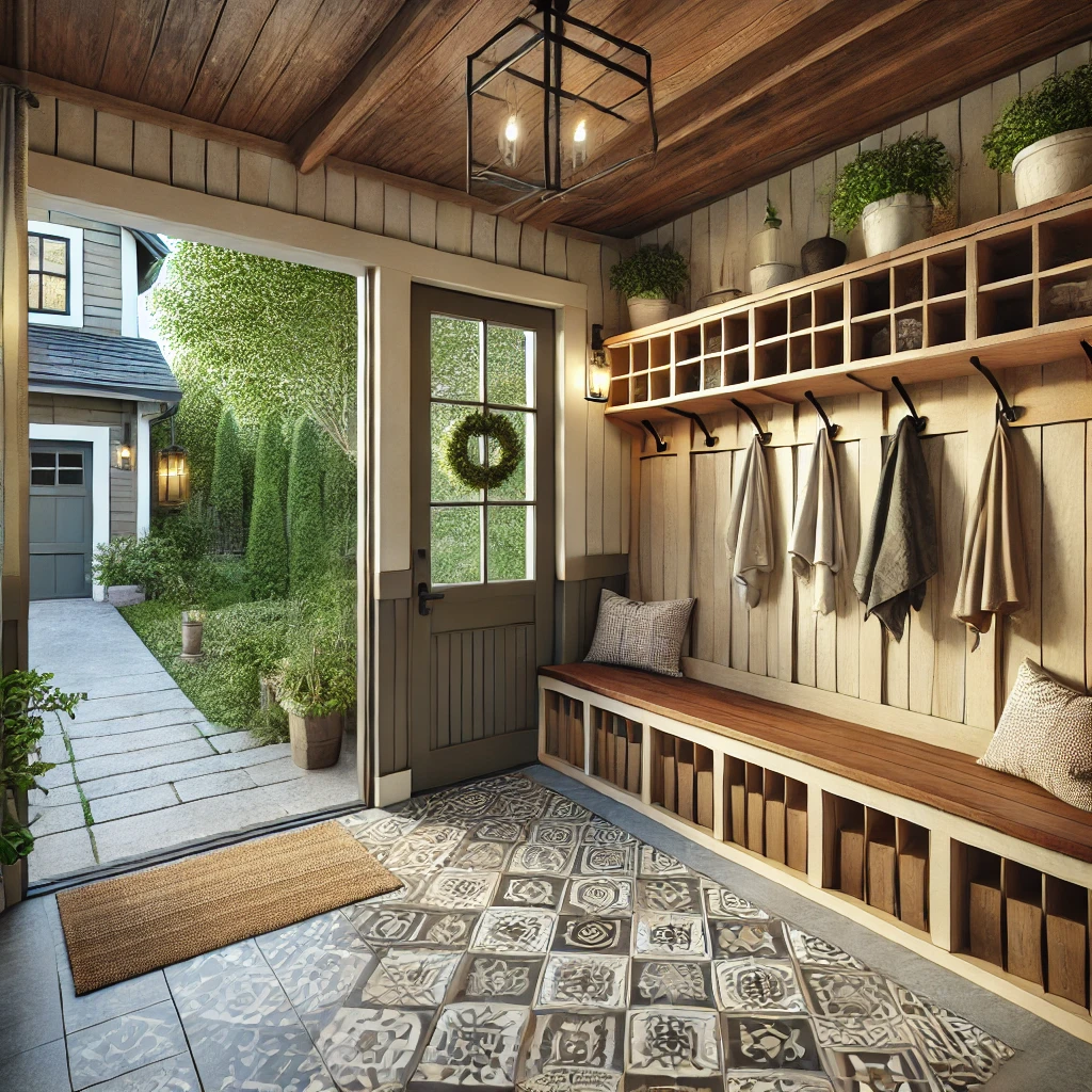 Breezeway mudroom ideas