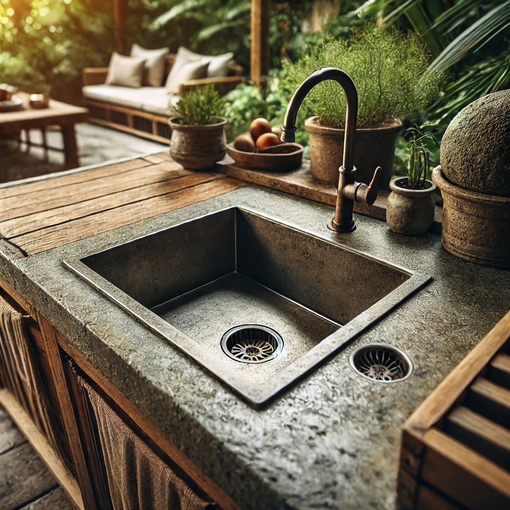 Outdoor Kitchen Sink Drain