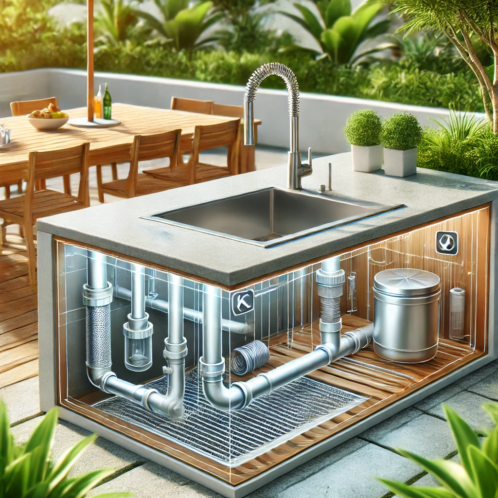 Safety Considerations for Outdoor Kitchen Sink Drainage