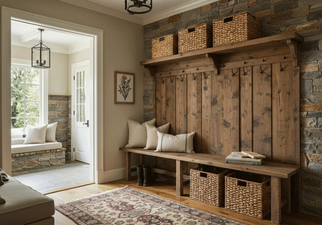 Rustic Breezeway Décor