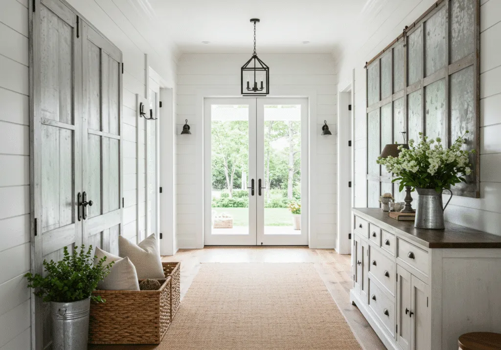 Farmhouse-Style Breezeway