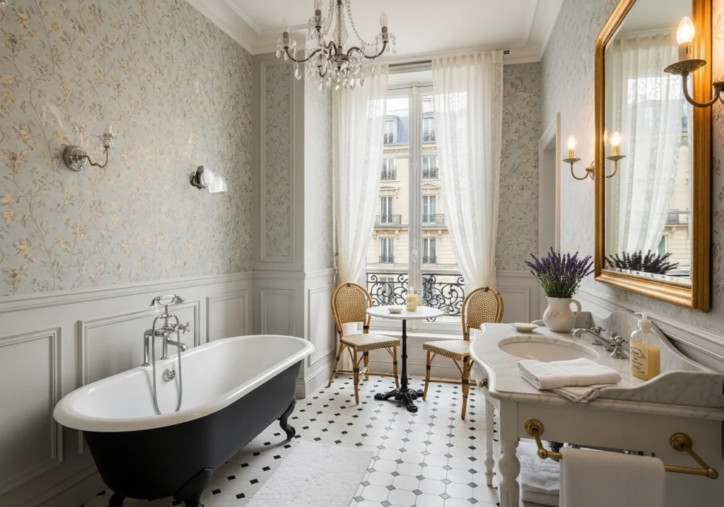 Parisian-Style Bathroom