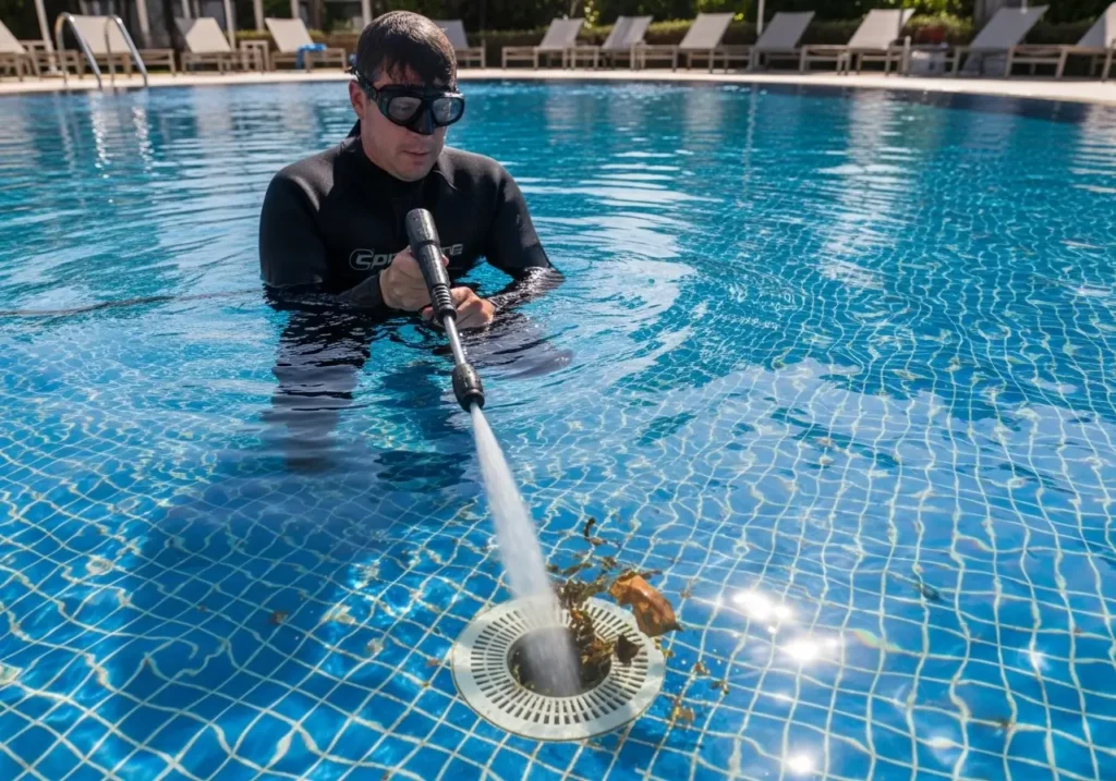 Pool Drain Cleaning Service