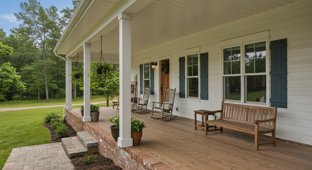 Oversized Front Porch