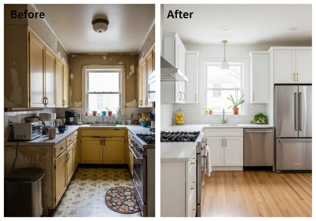 Kitchen Renovation Ideas Before and After