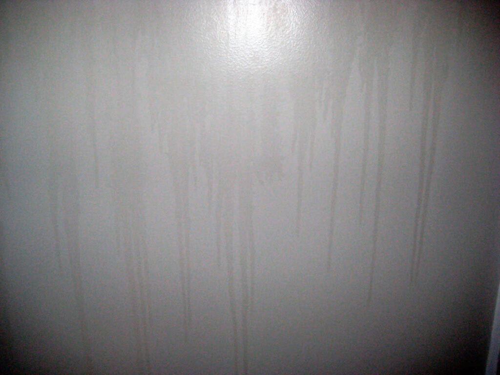 Surfactant Leaching on wall