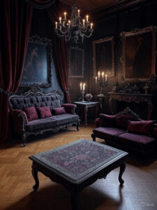 Goth House Decor ideas: A Dark and Enchanting Interior Style