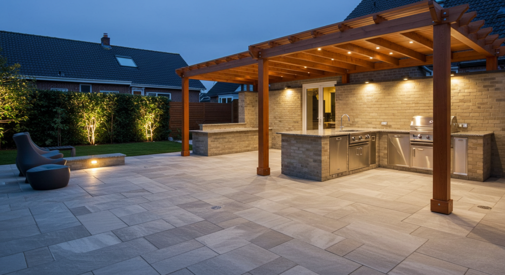 hardscape materials that handle heat