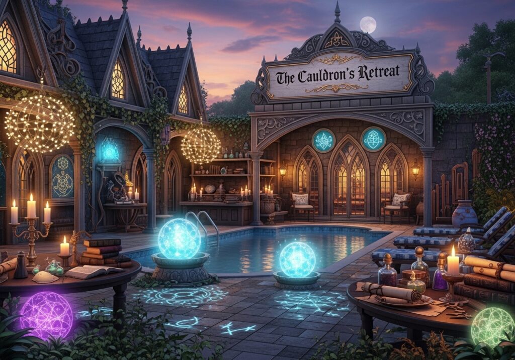 Spell-Themed Outdoor Decor