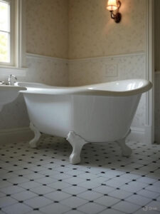 Timeless Meets Trendy: Modern Black Clawfoot Tub Bathroom Ideas with a Luxe Twist