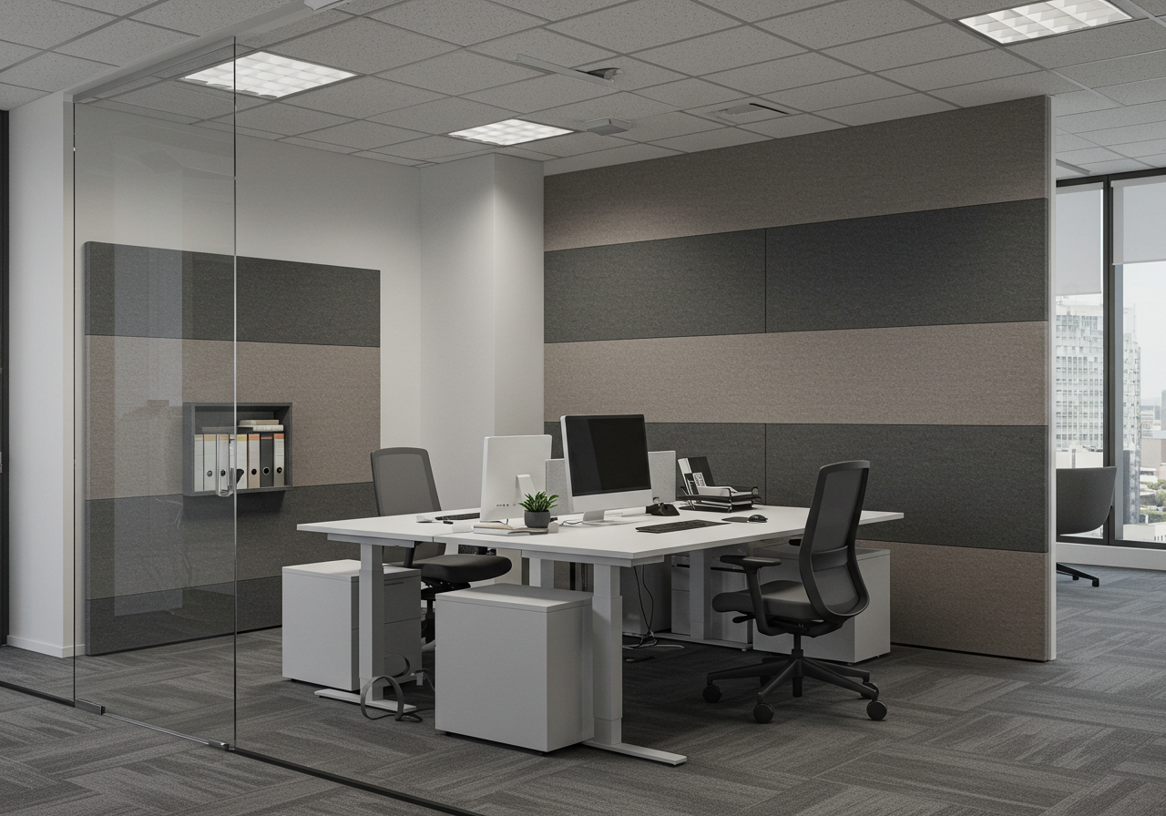 acoustically balanced office