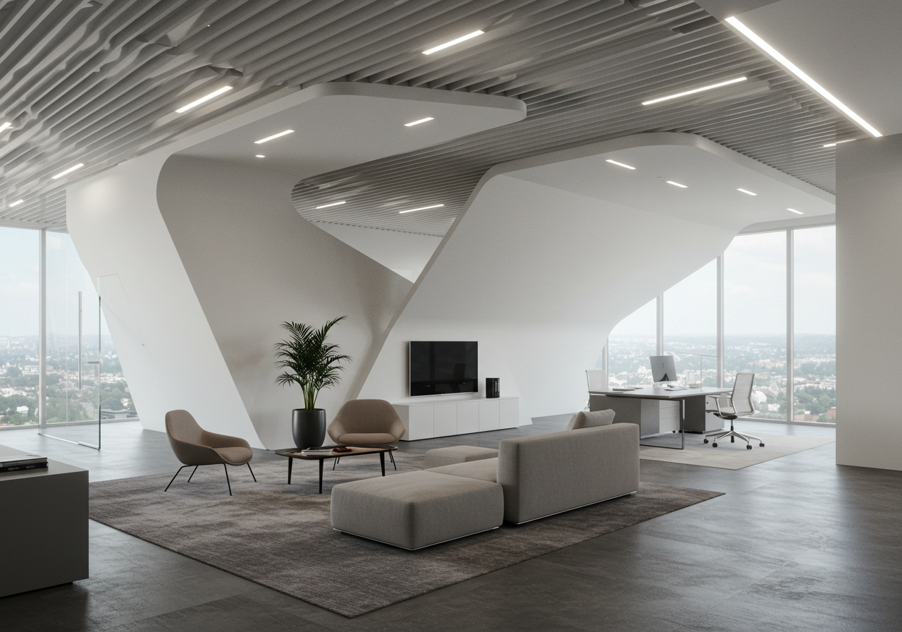 Architectural Minimalism and Spatial Asymmetry