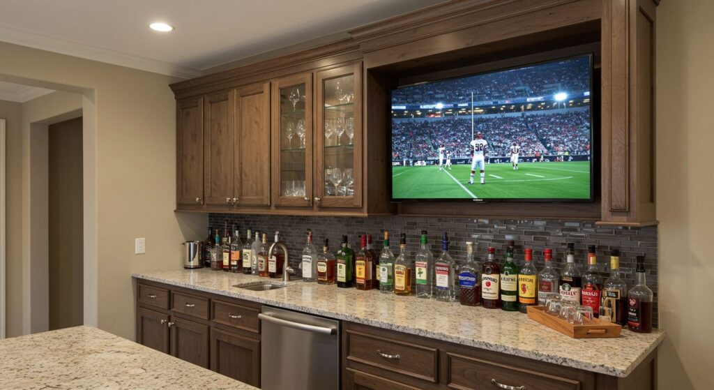 Wall-Mounted TV