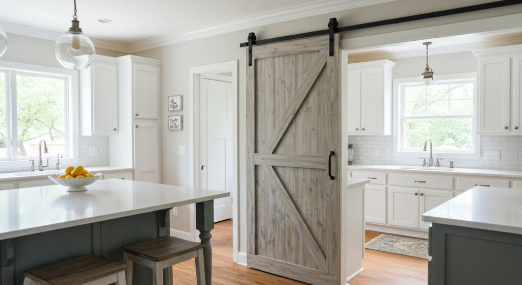  Barn Door Pantry