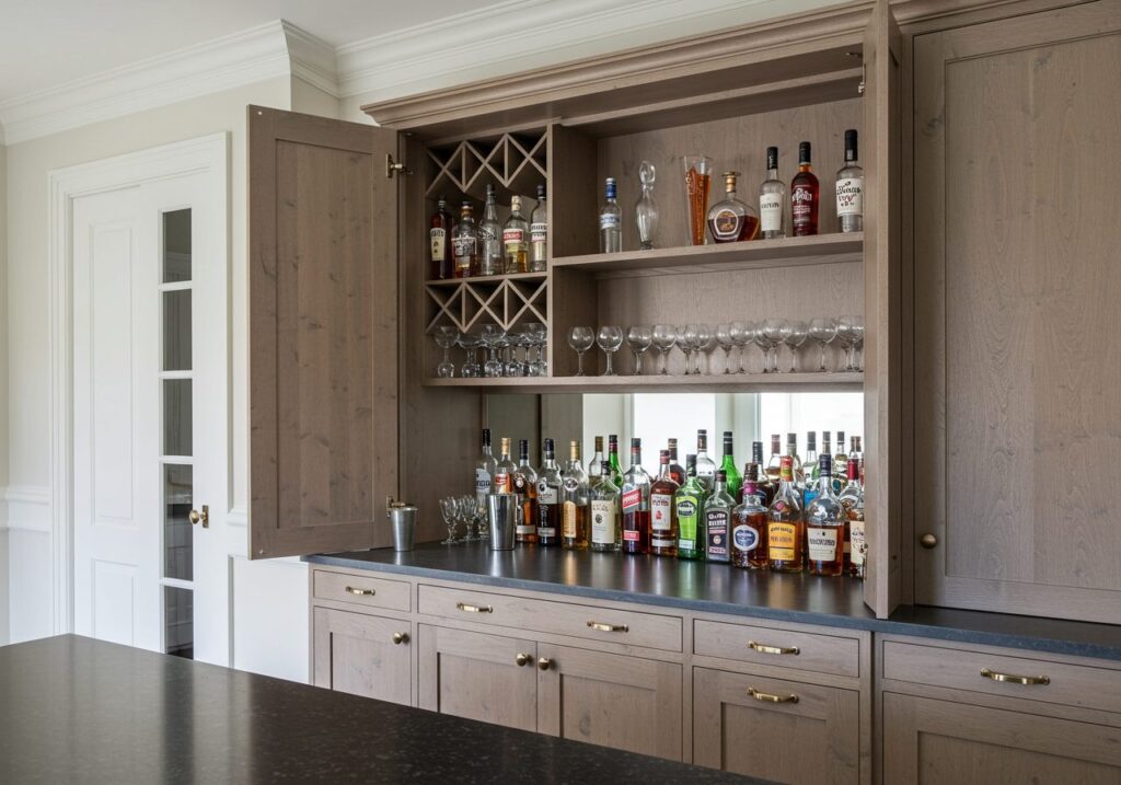 Built-In Storage for Clean Style