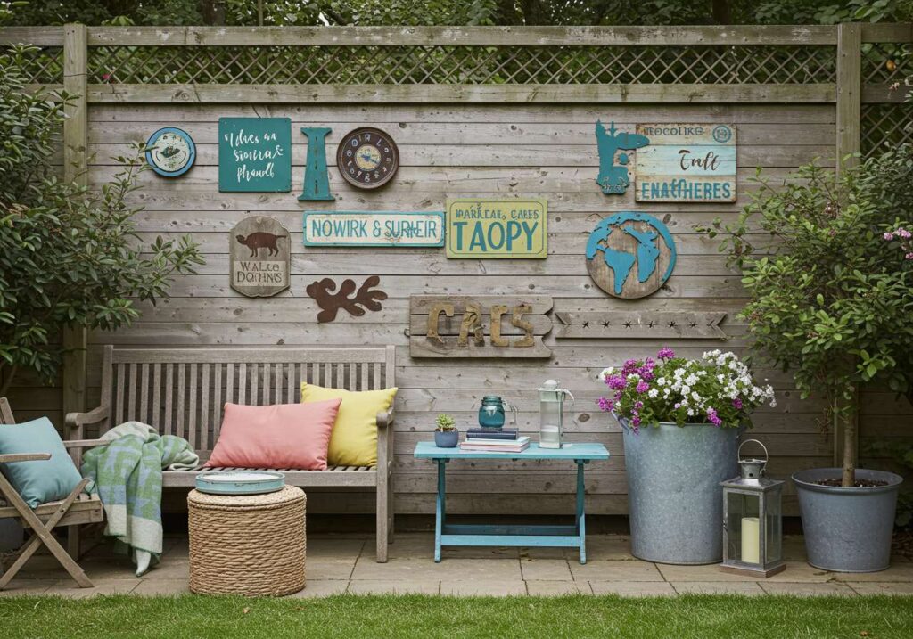 Decorate with Outdoor Wall Art
