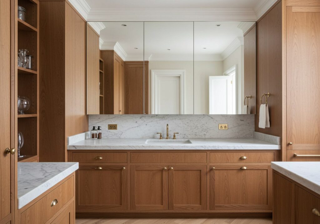 Fine Wood with Marble Tops