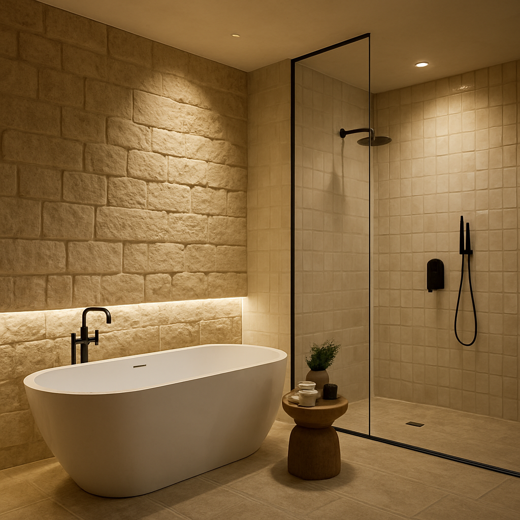 Get Textural with Natural Stone and Handcrafted Tiles